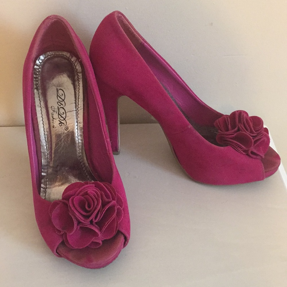 Hot pink heels